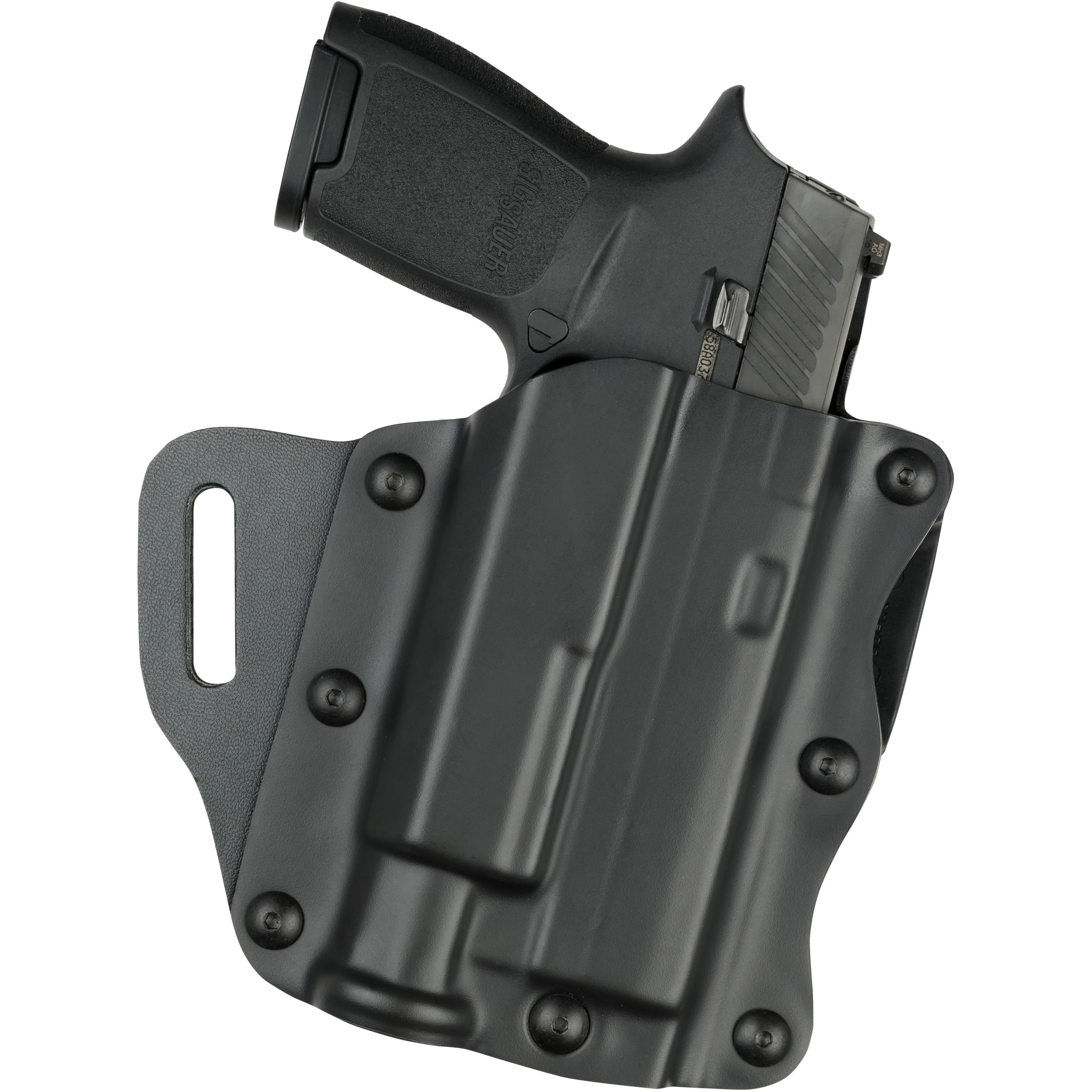 Model 557 Open-Top Belt Slide Concealment Holster for Glock 19 w/ Light | 557-2832