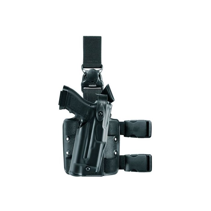 Model 6305 ALS/SLS Tactical Holster w/ Quick-Release Leg Strap for Glock 17 Gens 1-4 w/ Light | 6305-832