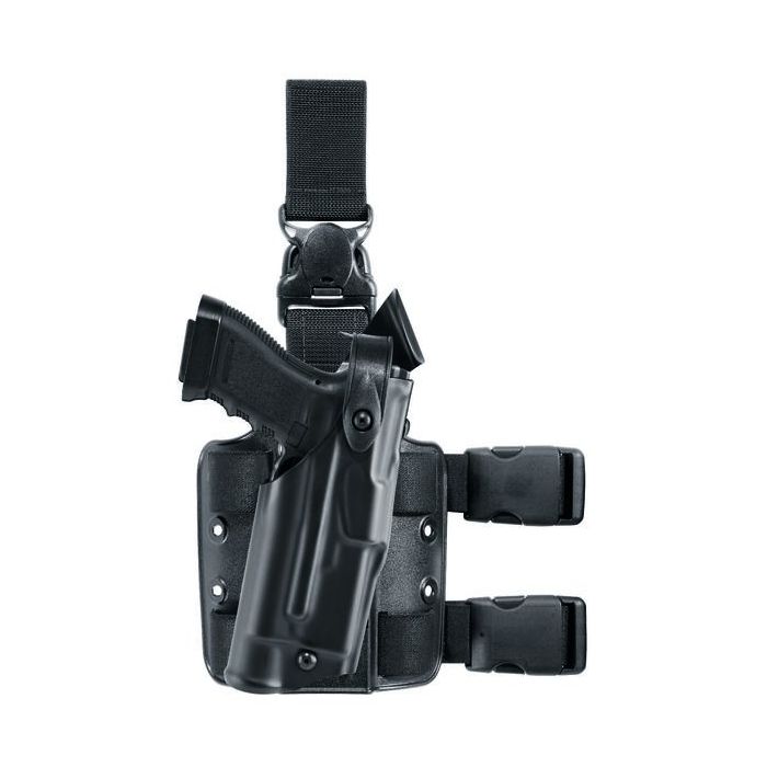 Model 6305 ALS/SLS Tactical Holster w/ Quick-Release Leg Strap for Glock 17 w/ Light | 6305-8325