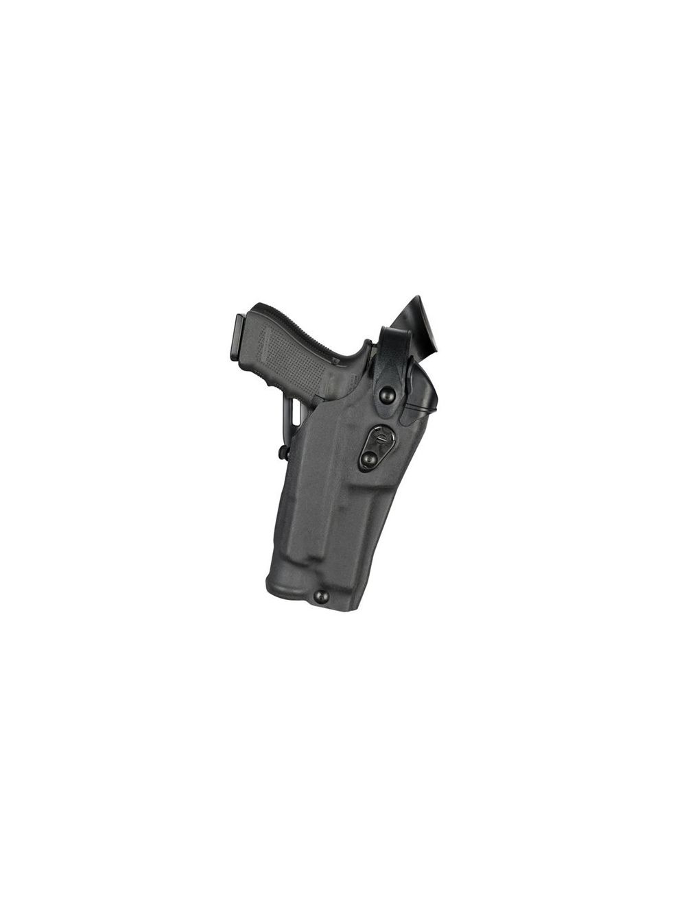Model 6360RDS ALS/SLS Mid-Ride, Level III Retention Duty Holster for Glock 17 w/ Light/Laser