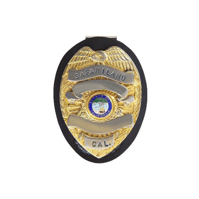 7350-01 - Badge Holder Round, Clip-On