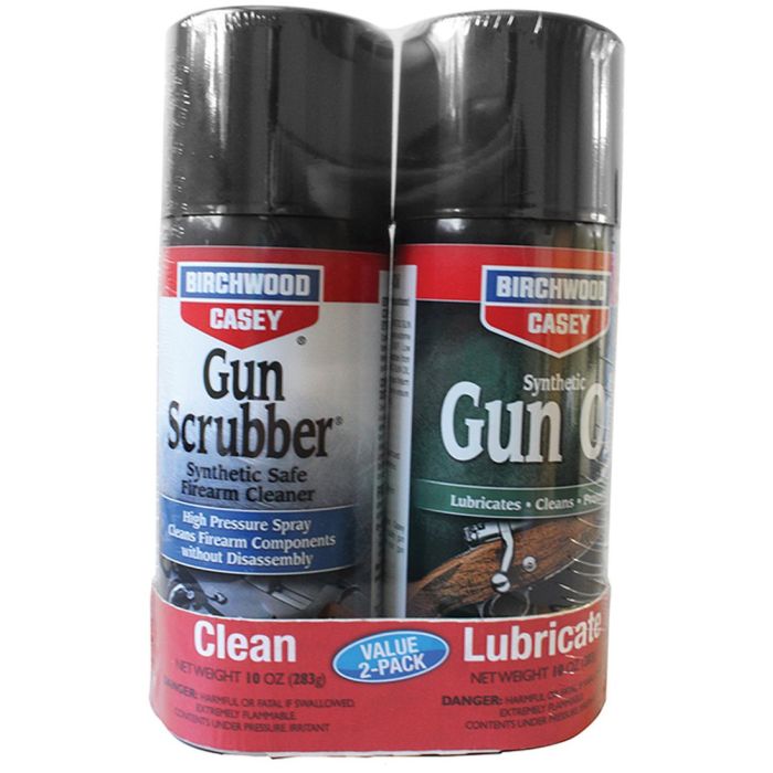 Gun Scrubber & Synthetic Gun Oil Aerosol Combo Pack
