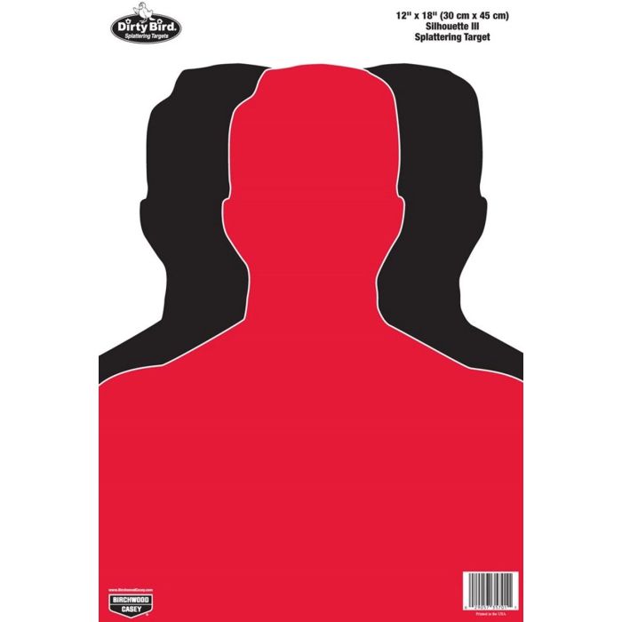 Dirty Bird 12 x 18 Silhouette III Target | BC-DB12X18SILHOUETTEIII