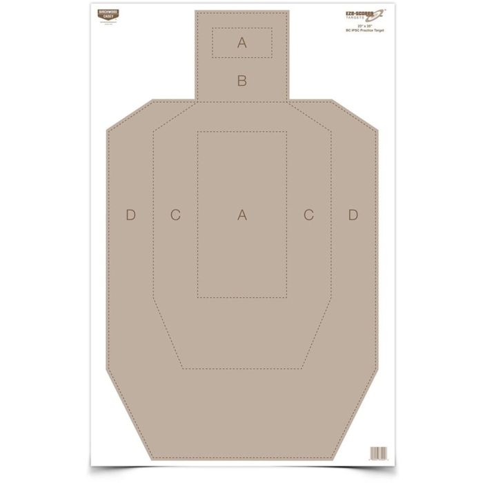 Eze-Scorer 23 x 35 IPSC Practice Target, 5 Targets | BC-37029