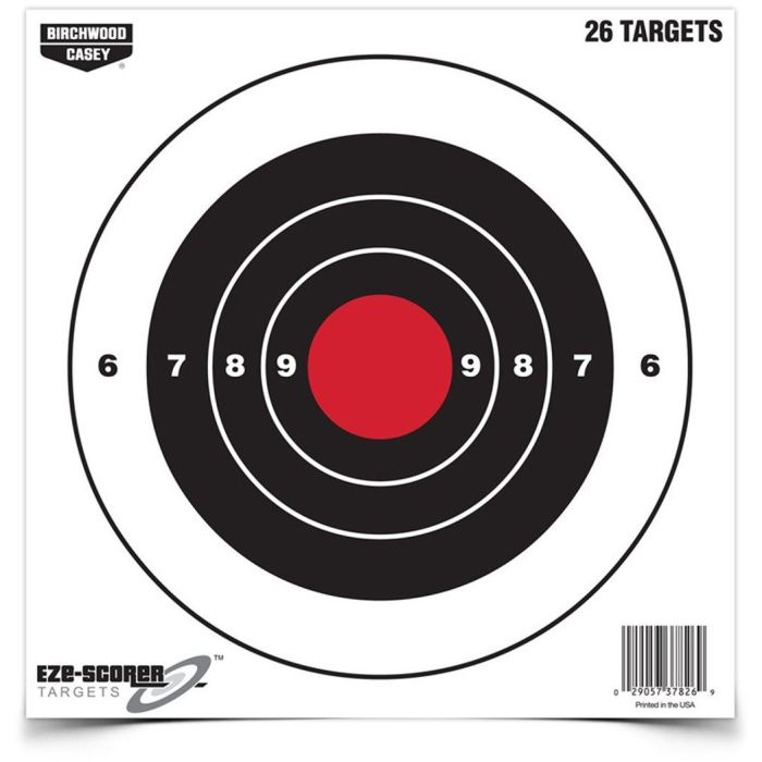 Eze-Scorer 8 Inch Bull's-Eye Target, 26 Targets | BC-37826