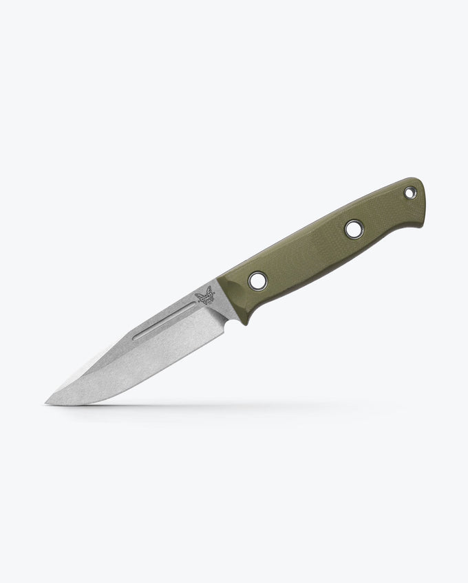 Bushcrafter | OD Green G10 | Drop-point | BM-163-1