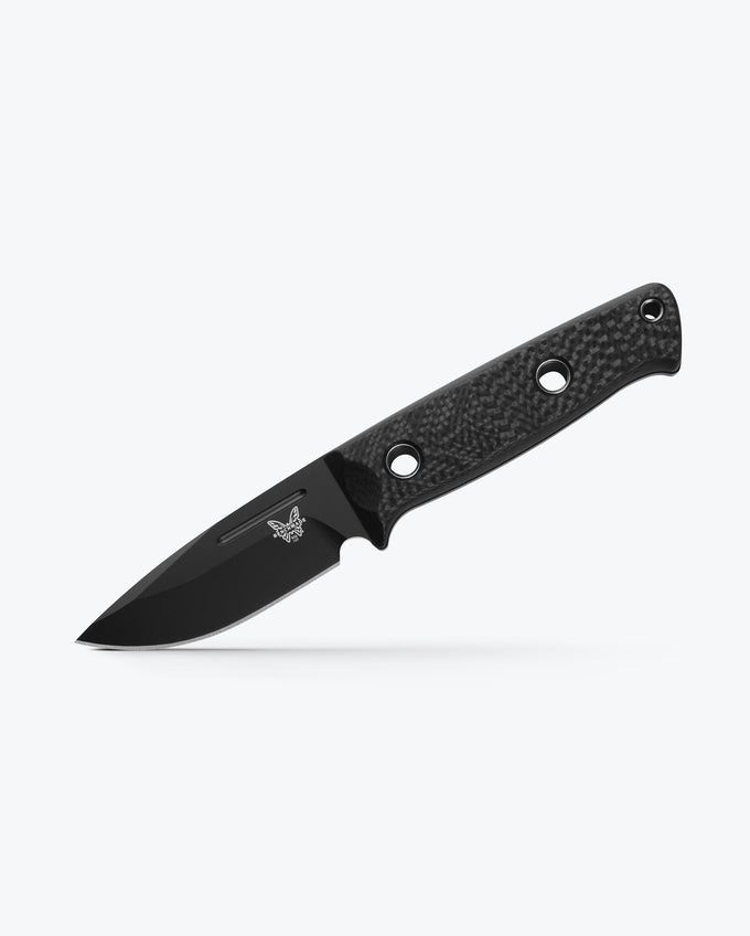 Mini Bushcrafter | Carbon Fiber | Drop-point | BM-165BK