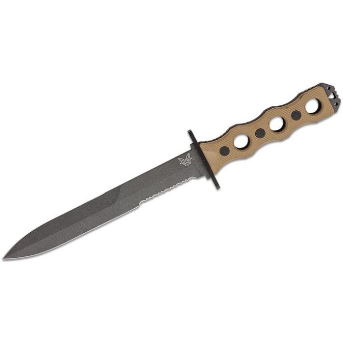 SOCP FIXED BLADE, SHEATH - Tan | BM-185SBK-1