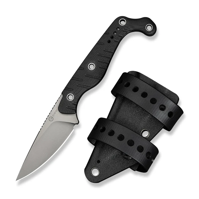 CIVIVI SOKN Fixed Blade Knife Black G10 Handle | CIV-C22027-1