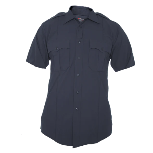CX360 Short Sleeve Shirt-Mens-Midnight Navy | ELB-CX360-SHORT-SLEEVE-MENS