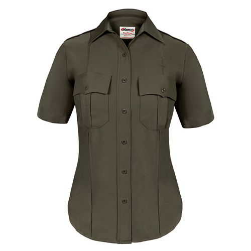 TexTrop2 SS Shirt w/zipper | ELB-WomensZipperedSSPolyShirt