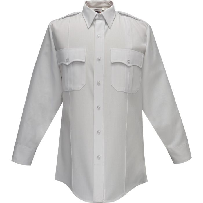 Deluxe Tropical Long Sleeve Shirt w/ Pleated Pockets | FLC-F145W66