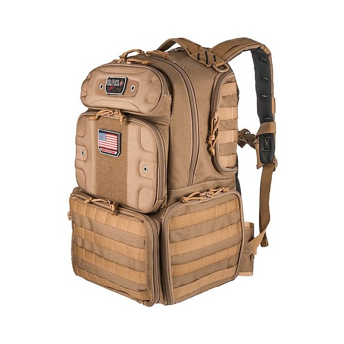 Tactical Range Backpack Tall - Holds 4 Handguns