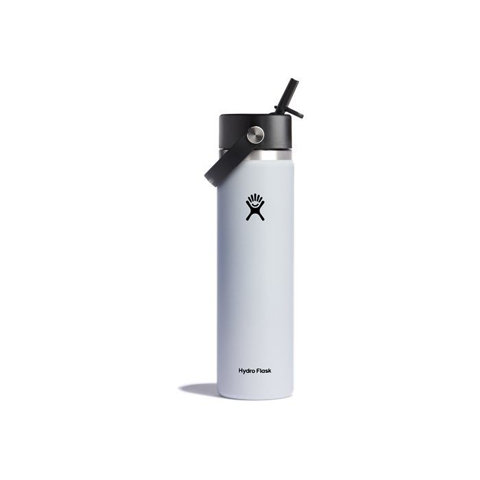 Wide Mouth Insulated Water Bottle w/ Flex Straw Cap | HDF-W2432BFS