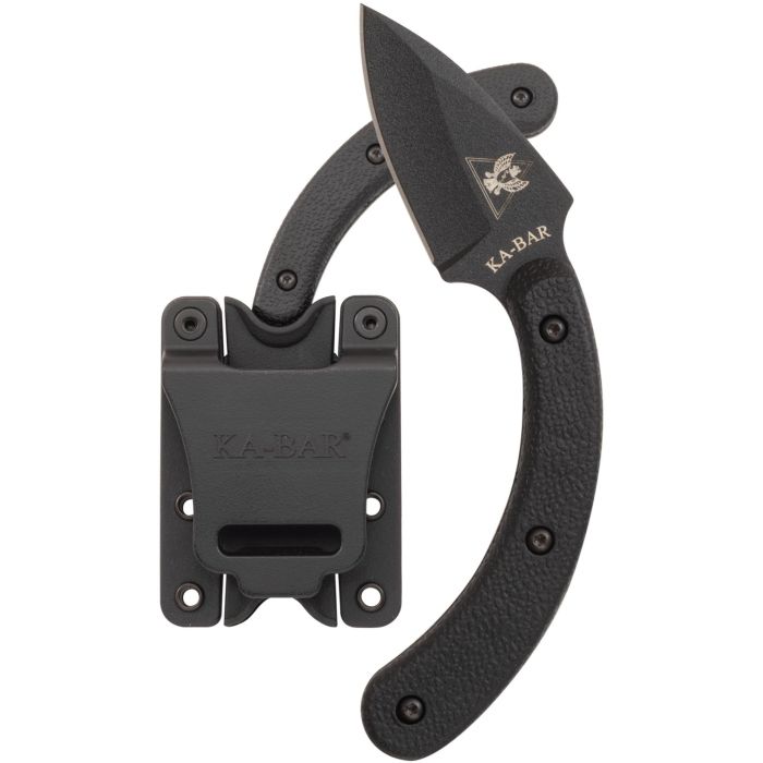 Tdi Ladyfingerblack Hard Plastic Sheath, Black Clip, Str Edge | KA-1494