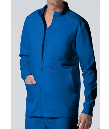 LANDAU PROFLEX MEN'S 4-POCKET SCRUB JACKET