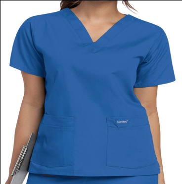 Ladies V-neck Tunic – Royal Blue