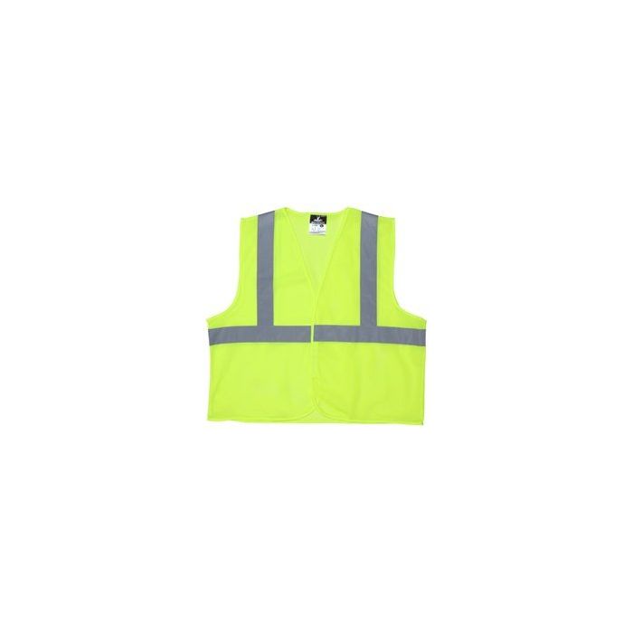 Class 2 Mesh Lime Safety Vest | MCR-V2CL2ML