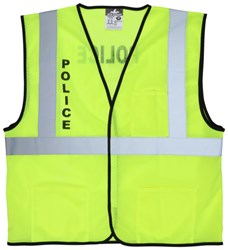 Luminator Series Hi-Vis Reflective Lime Safety Vest | MCR-VCL2MLPLC