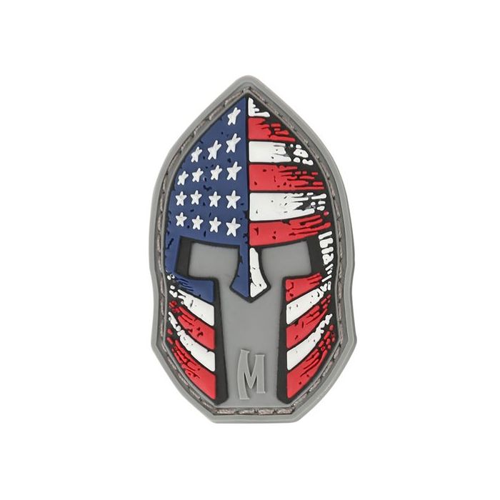 Stars and Stripes Spartan Helmet Morale Patch | MXP-SPRT