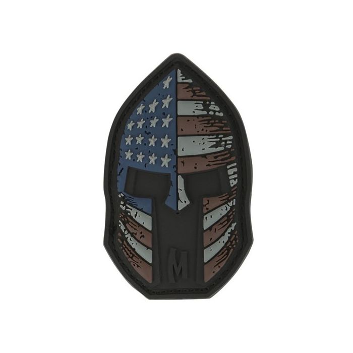 Stars and Stripes Spartan Helmet Morale Patch | MXP-SPRT