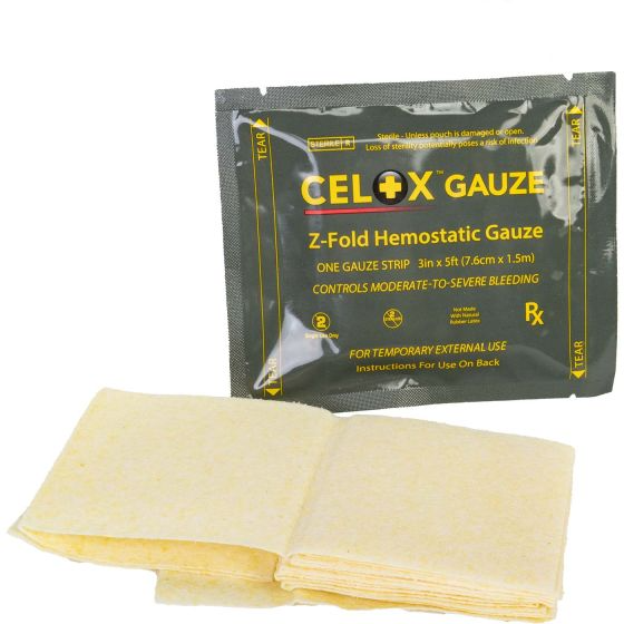 Celox Z-Fold Hemostatic Gauze | NAR-30-0064
