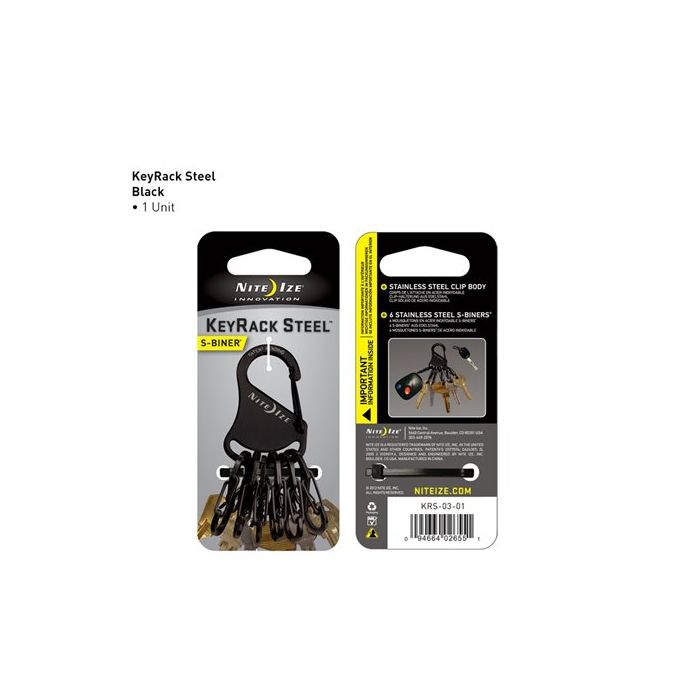 KeyRack Steel S-Biner | NIKRS-03