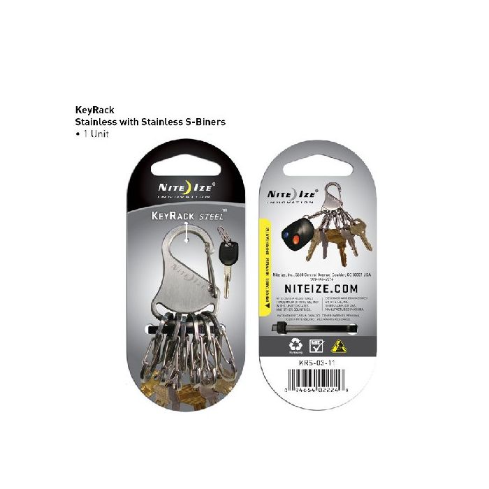 KeyRack Steel S-Biner | NIKRS-03