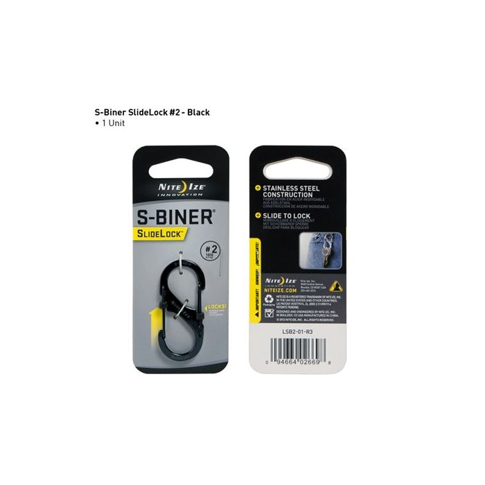 S-Biner Stainless Steel SlideLock | NI-LSB234