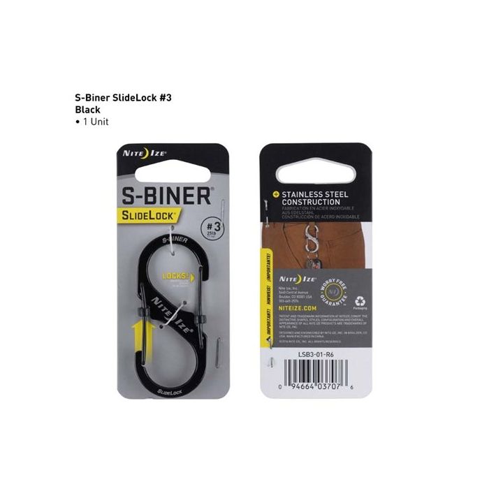 S-Biner Stainless Steel SlideLock | NI-LSB234