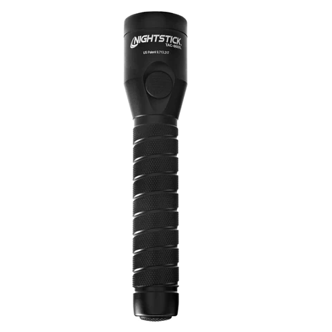 Dual-Switch Rechargeable Tactical Flashlight - Black | NS-TAC-660XL