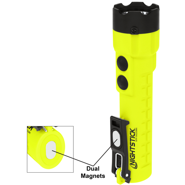 X-Series Intrinsically-Safe Dual-Light Flashlight w/ Dual Magnets | NS-XPP-5422GMX