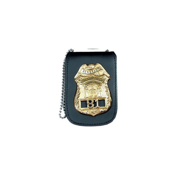 Universal Badge & ID Holder w/ Chain - 2.50''x3.25'' | PFT-705