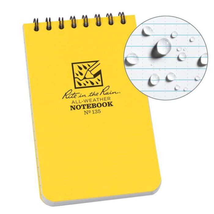 Top Spiral Notebook - 3''x5'' | RIR-FL935T135TSN