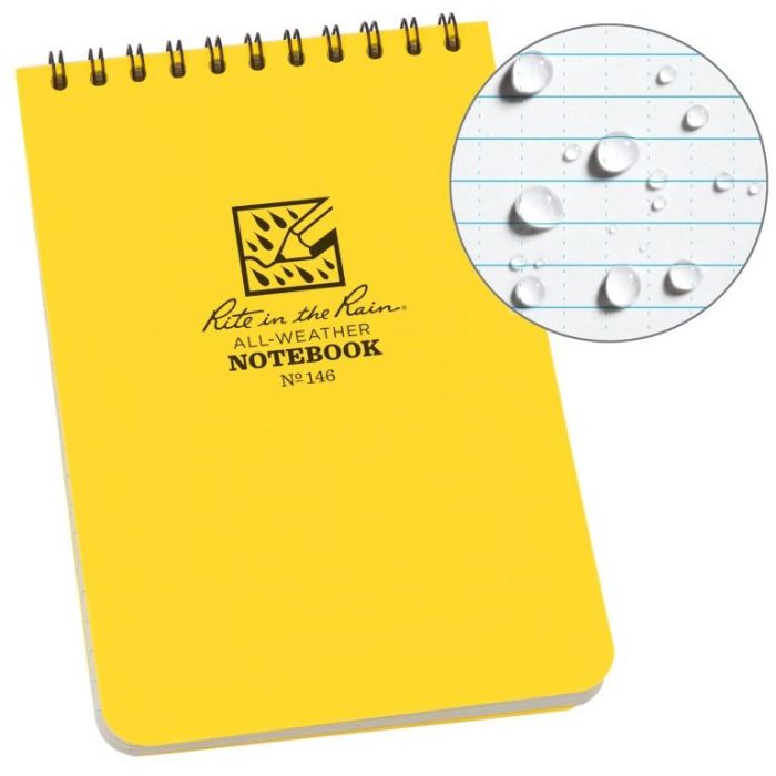 Top Spiral Notebook - 4 x 6 | RIR-PocketTop4X6