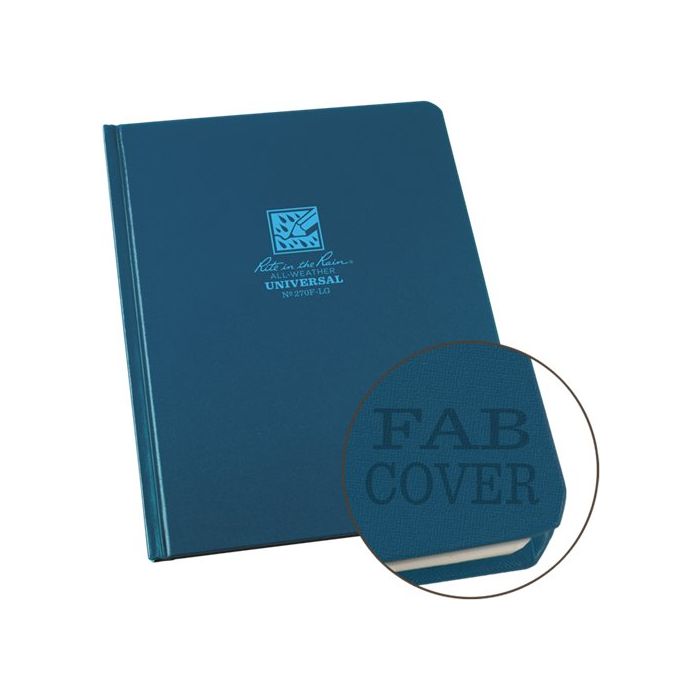 Hard-Cover Notebook (6.75'' x 8.75'') | RIR-LargeBoundBook