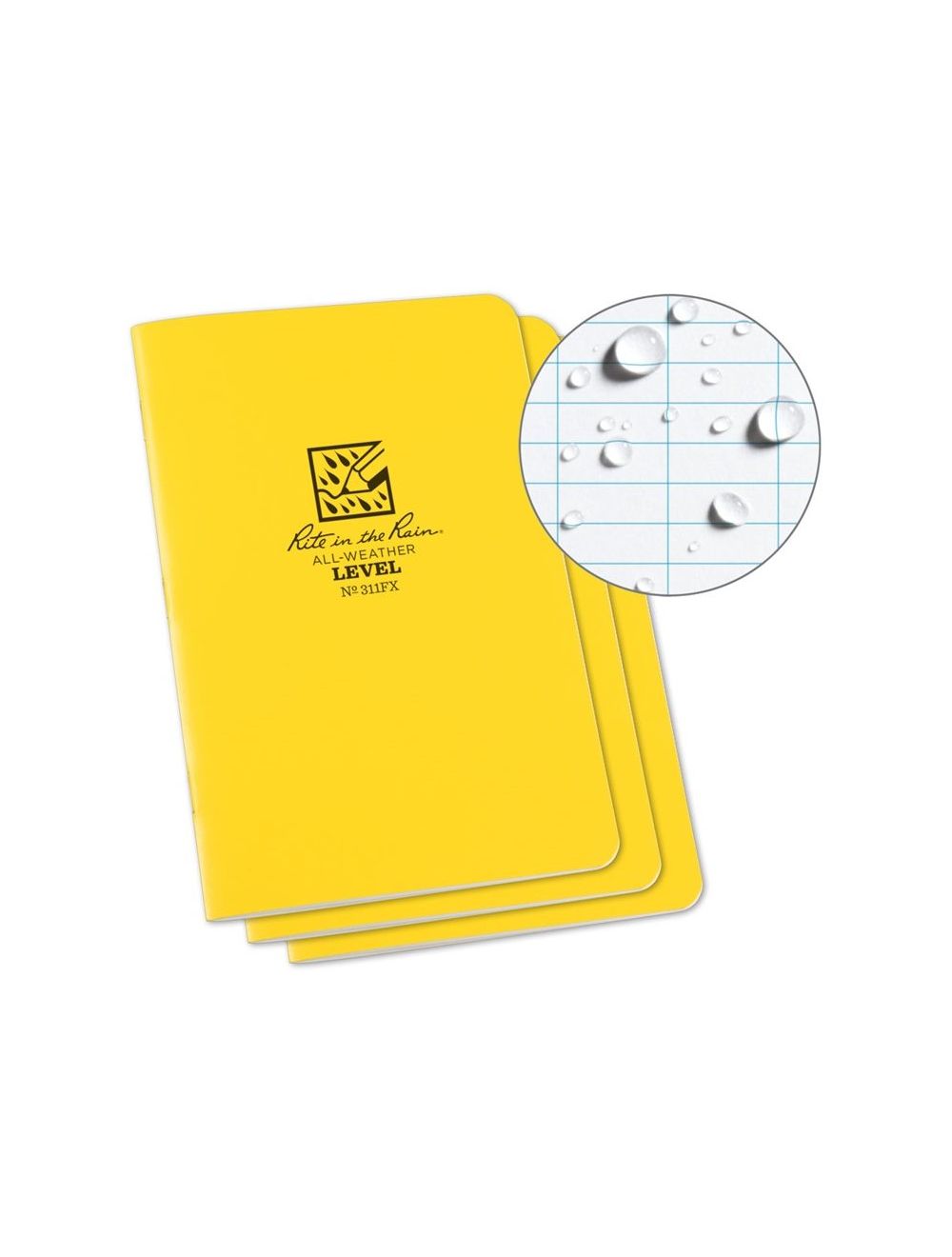 Field-Flex Stapled Mini Notebook - 3 Pack