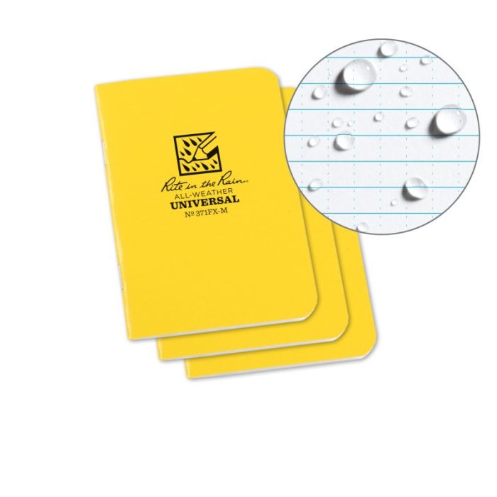 Stapled Notebook - 3.25 x 4.625 - 3 Pack | RIR-71FXBOOK