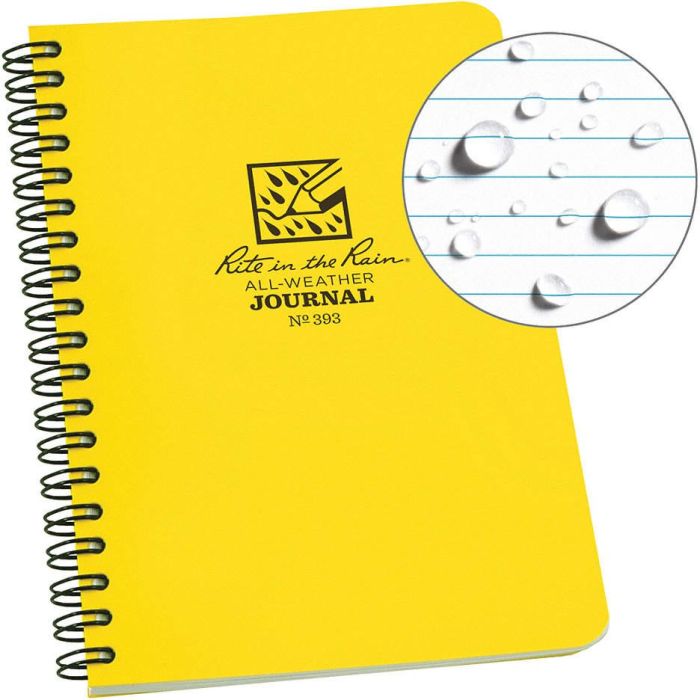 Side Spiral Journal Notebook - 4.625 x 7 | RIR-393