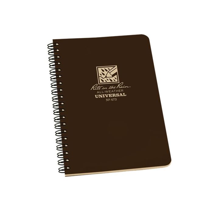 Polydura Side-Spiral Notebook (4.875'' x 7'') | RIR-SideSpiral