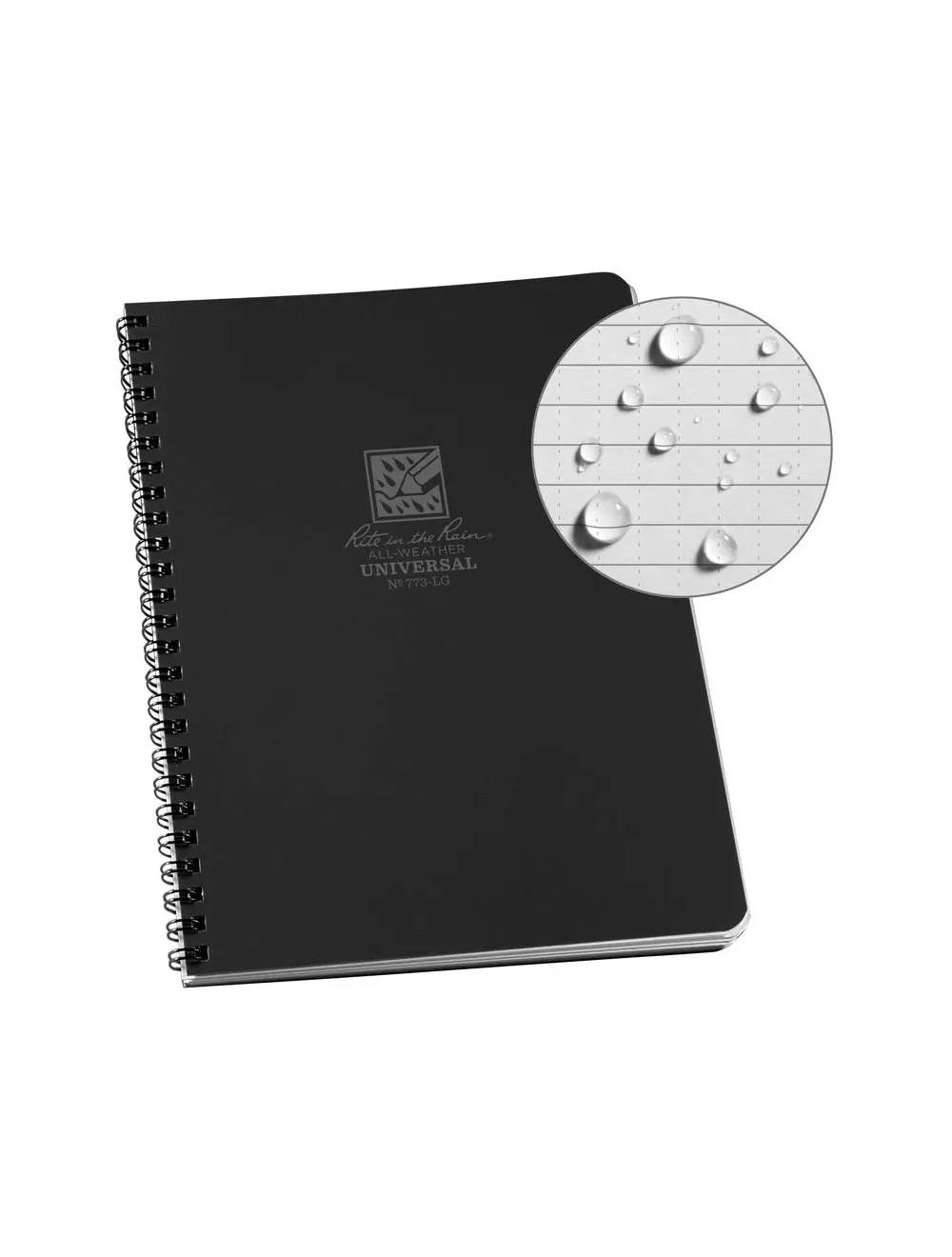 Large Side Spiral Notebook - Universal Pattern