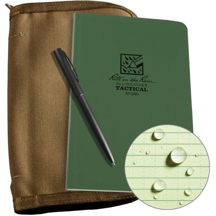 Field Book Kit - Green Book / Tan Cover | RIR-980-KIT
