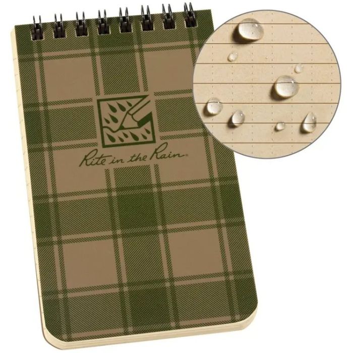 Polydura Top-Spiral Notebook (3'' x 5'') | RIR-PocketTop3X5