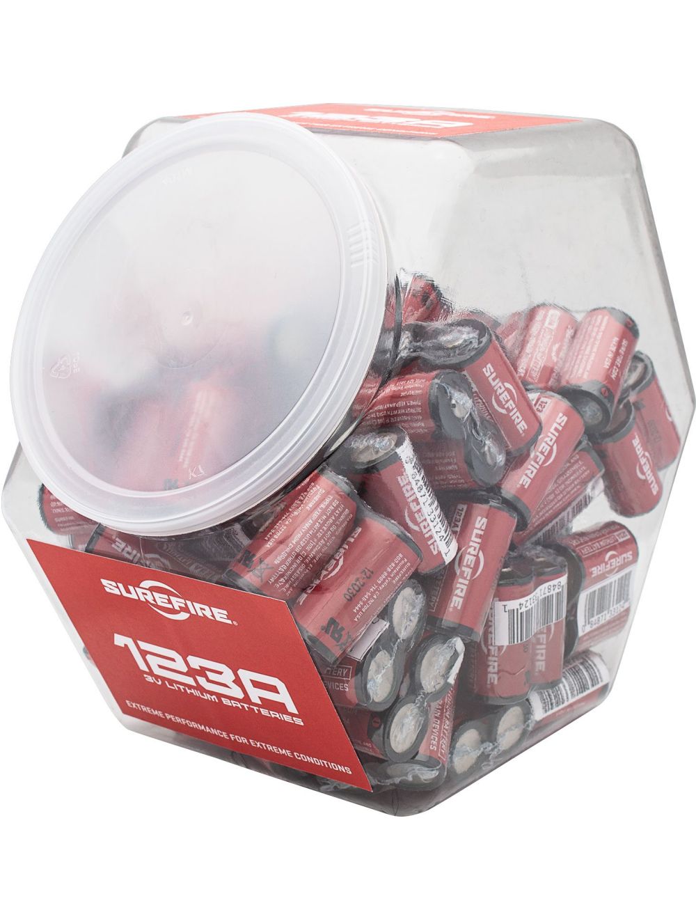 Surefire Shrink-Wrapped 123A Lithium Batteries - 65 Pairs