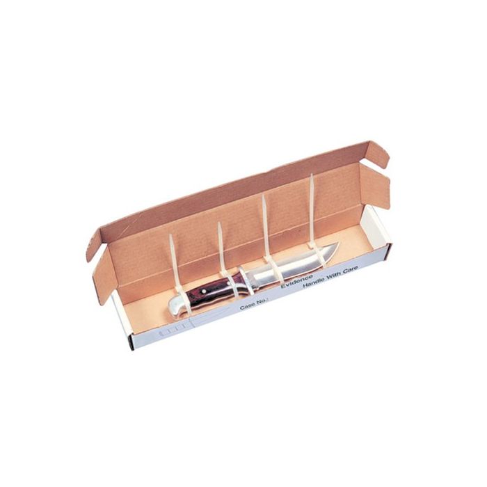 Knife Evidence Boxes (16'' x 3'' x 2'') - Set of 25 | SIR-ECB001K