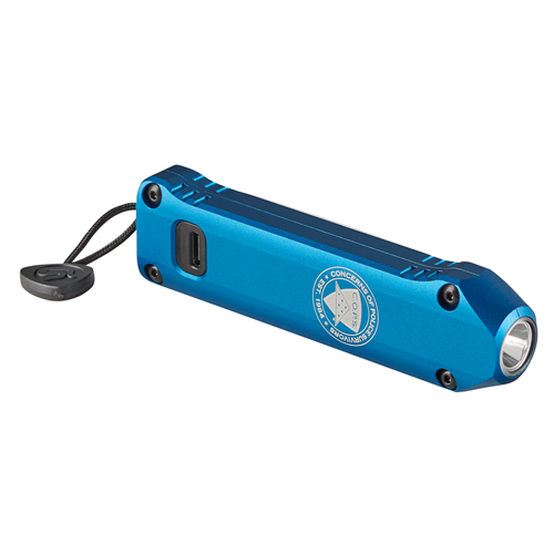 C.O.P.S. Blue Wedge XT Compact Everyday Carry Rechargeable Flashlight | STRE-88825