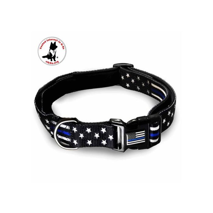 Thin Blue Line Stars & Stripes Collar | TBL-Dog-Collar-AM