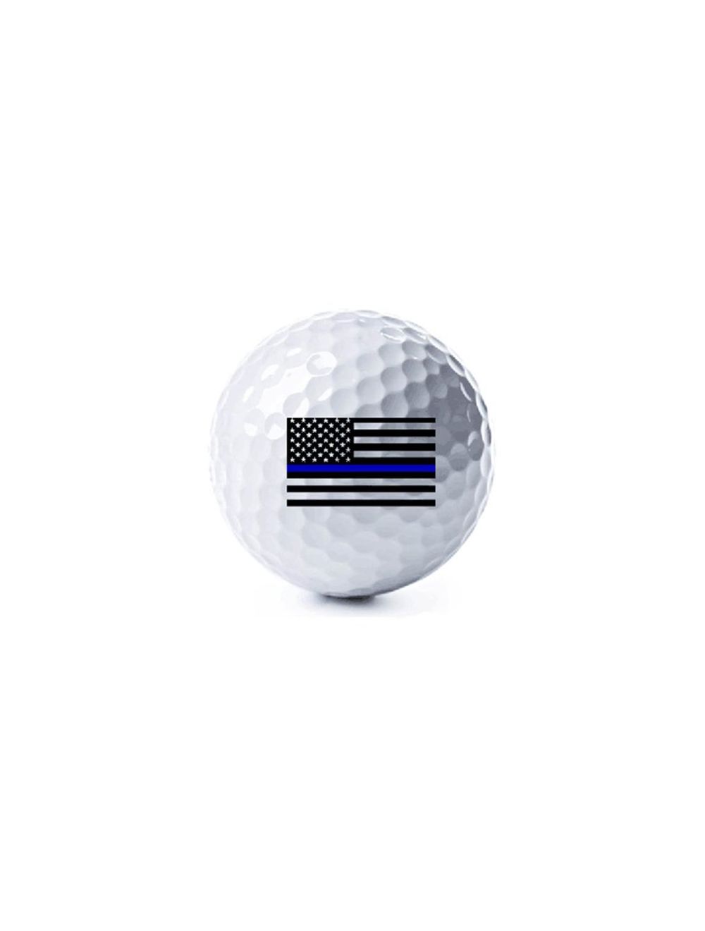 3 Pack - Thin Blue Line American Flag Golf Balls