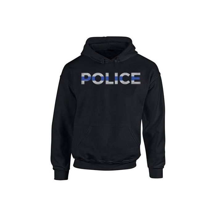 Men's Hoodie - Police Thin Blue Line | TBL-Men-H-Police