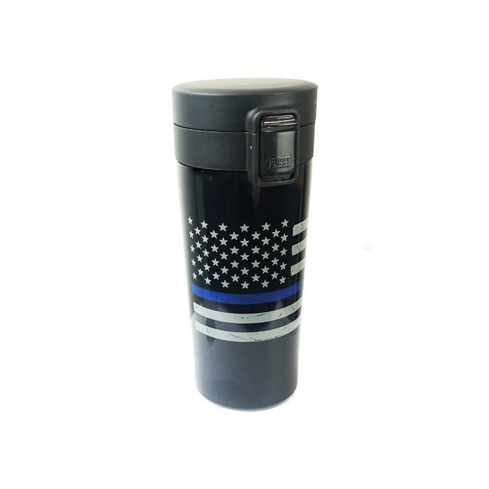 Tumbler - Thin Blue Line American Flag | TBL-THERM-TBL-AM